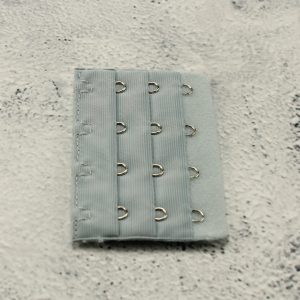 Op en Top BH Verlengstuk / Verlenger 4 Haaks Licht Grijs (per stuk)