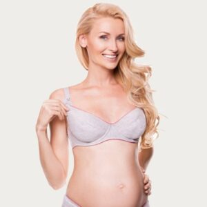 BB Sport Voedingsbh Positiebh Mama Active Grijs / Roze