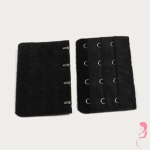 Op en Top Zwanger bh Verlenger 4 Haaks Zwart (per stuk)