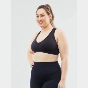 Cake Lingerie Yoga Borstvoedingsbh / Zwangerschapsbh Lotus Zwart