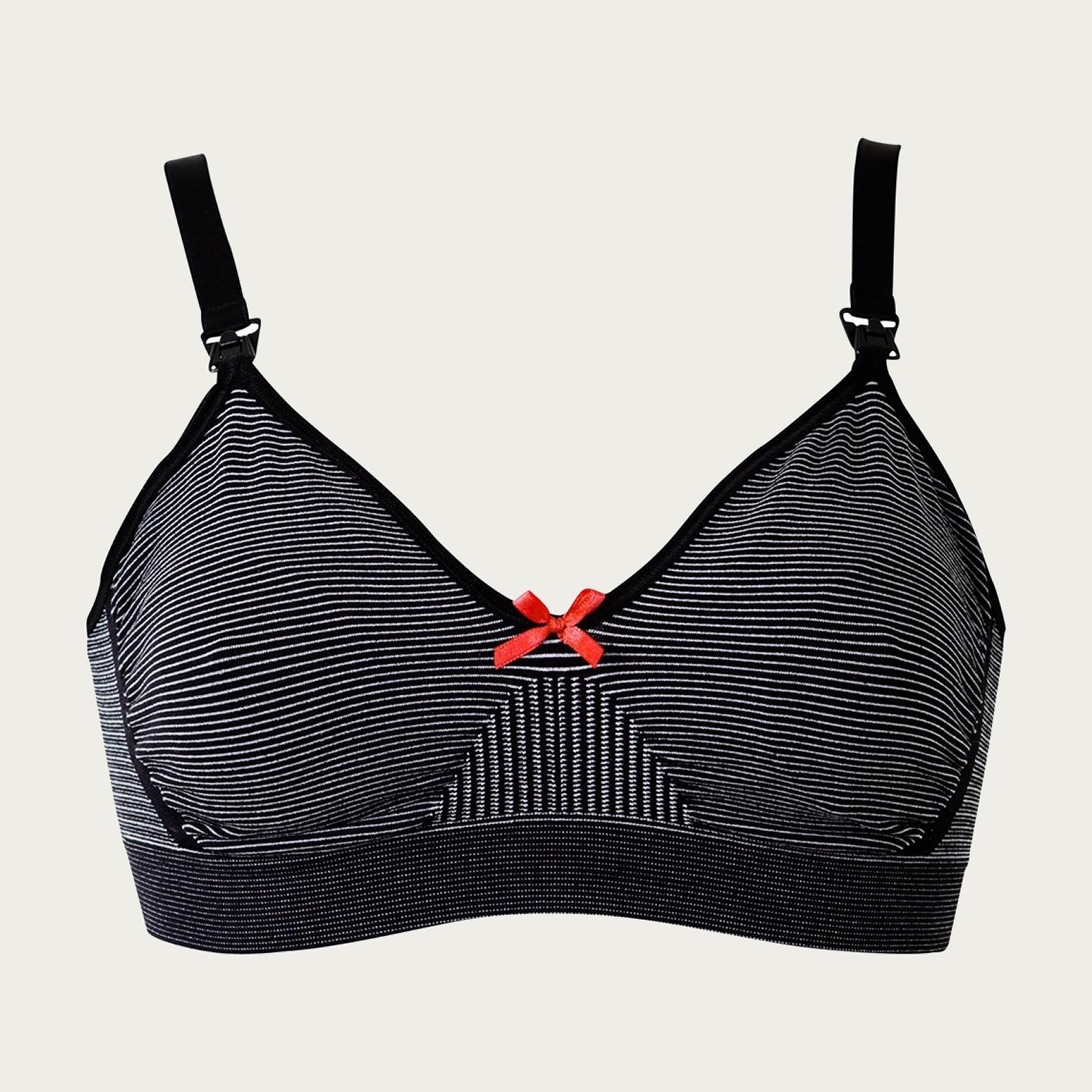 BB Voedingsbh / Zwangerschapsbh Fast Food Stripe Zwart 1 BB Voedingsbh / Zwangerschapsbh Fast Food Stripe Zwart