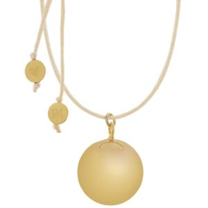 Proud MaMa Zwangerschapsketting Babybel Sofie gold baby feet