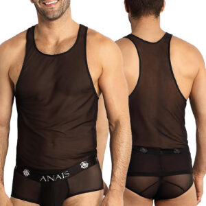 * ANAIS MEN Zwarte tanktop, Eros