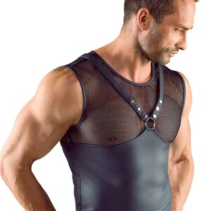 * SVENJOYMENT Shirt in borstharnas-stijl, SJ2161877