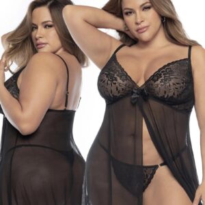 Mapalé Zwarte babydoll ,MP267690