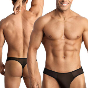 * ANAIS MEN Zwarte heren String Eros