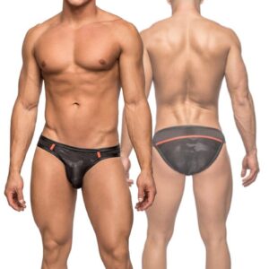 Zwarte heren slip Camo net