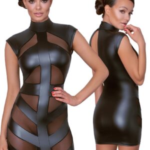 * COTTELLI Mattlook mini jurk met powernet inzet, CC2717905