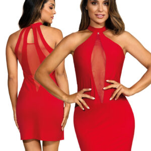 * AXAMI Rood jurkje met Tule, AX9259