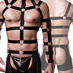 * GREY VELVET 4-delige Heren harnas set -GVH20050 (L/XL)