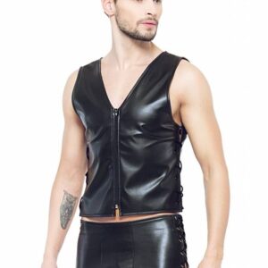 * Code8 by XXX COLLECTION Eco-leder gilet (XS-S)