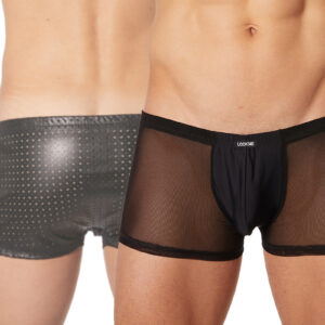 * LOOK ME Heren boxer met transparante delen (S )