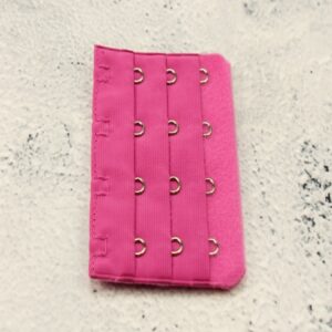 Op en Top BH Verlengstuk / Verlenger 4 Haaks Donker Roze (per stuk)