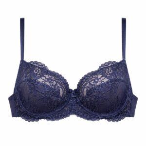 Ambra Capri balconnet bh indigo blauw met kant - luxe lingerie