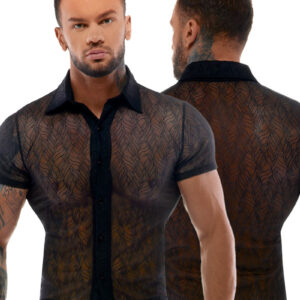 * SVENJOYMENT Transparante Heren shirt, SJ 2161656