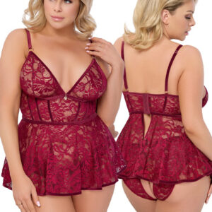 * COTTELLI Babydoll & Slip Ouvert, CC2741695