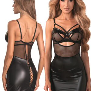 * OBSESSIVE Zwarte Negligé & String, Dominna