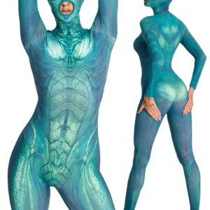 * COTTELLI Reptiel catsuit met masker,CC2493802