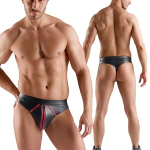 * SVENJOYMENT Wetlook String Met Rits Heren, SJ2111772