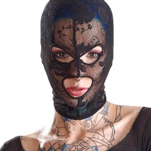 * Bad Kitty Zwarte kanten masker, BK2490382
